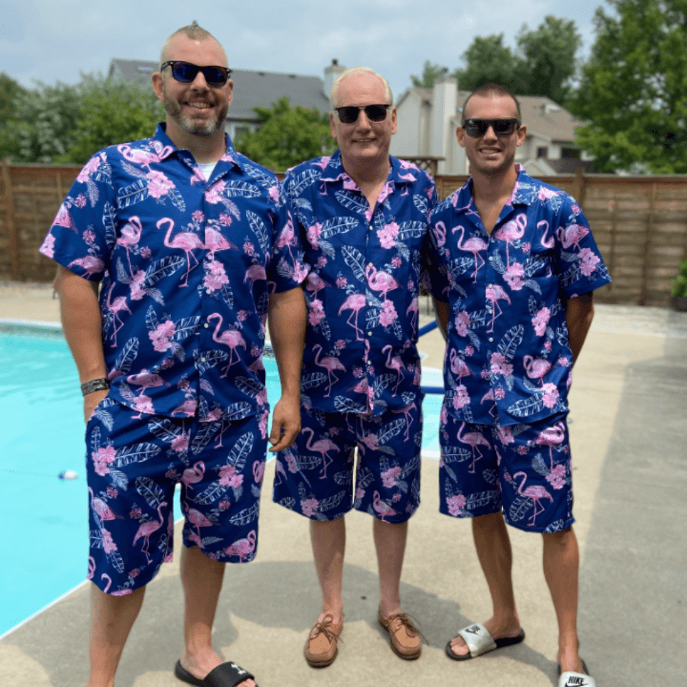flamingo Hawaiian shirt