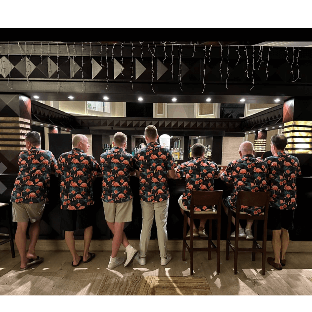 flamingo Hawaiian shirt