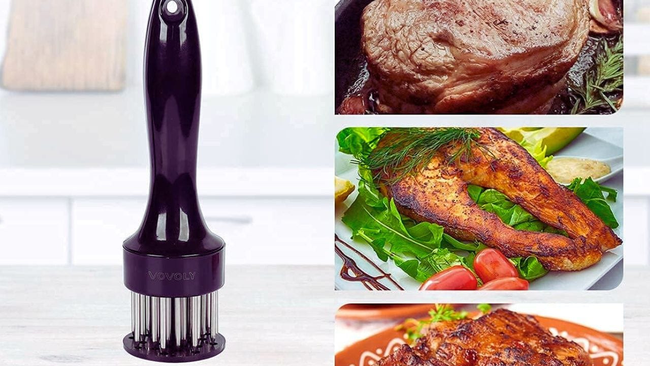 stainless steel meat tenderizer