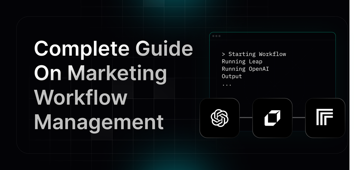 a guide on marketing workflow management
