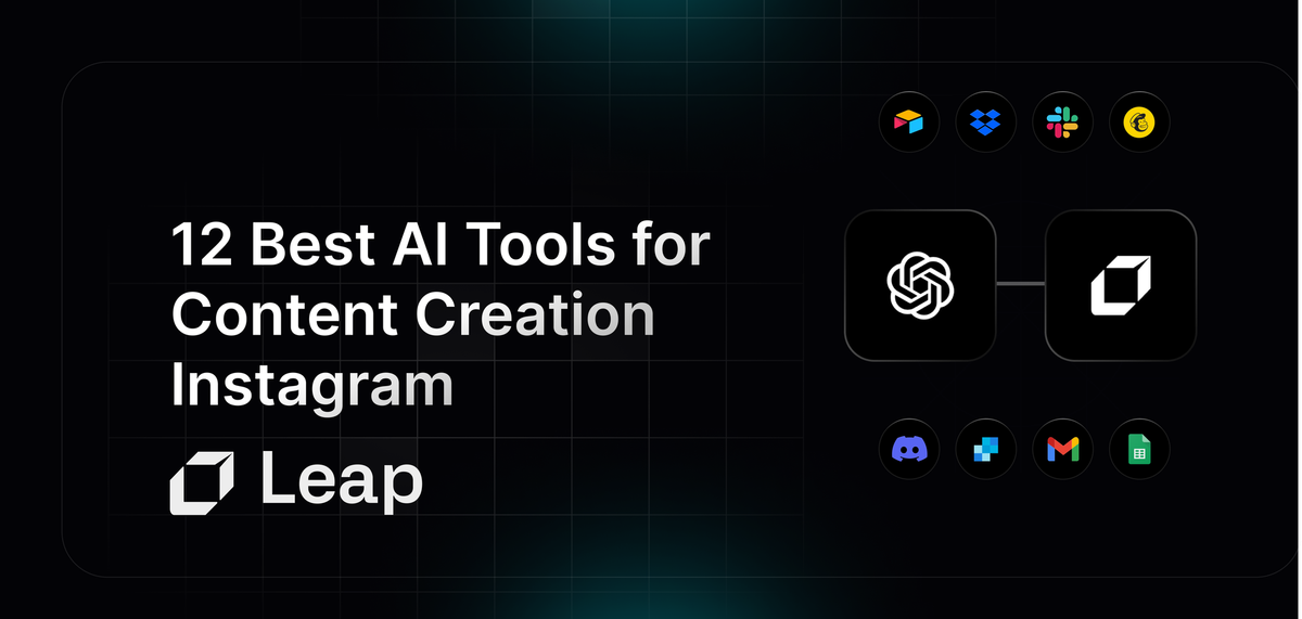 12 Best AI Tools for Content Creation for Instagram