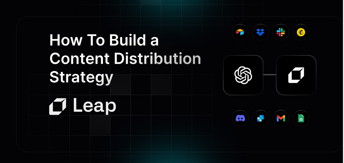 How To Build a  Content Distribution Strategy