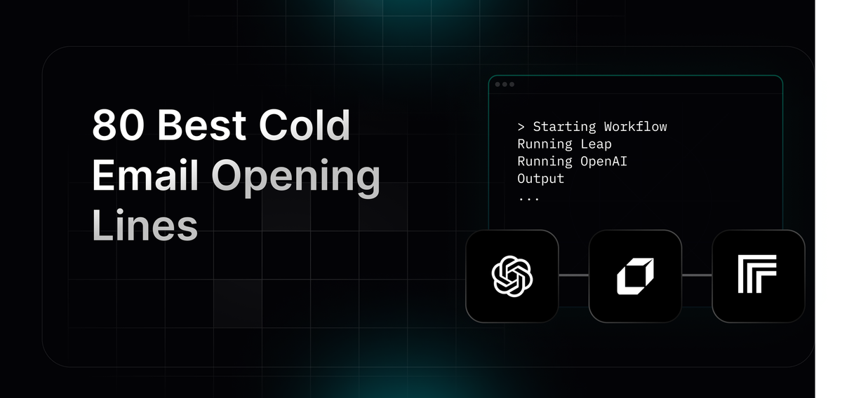 80 Best Cold Email Opening Lines