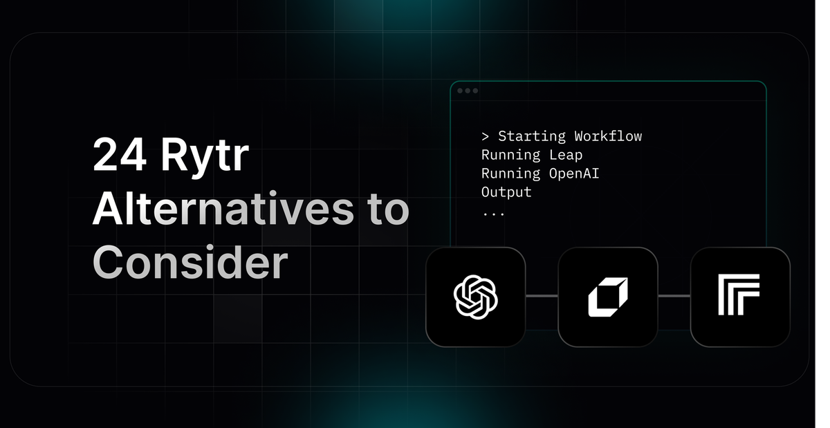 Guide on 24 Rytr Alternatives to Consider