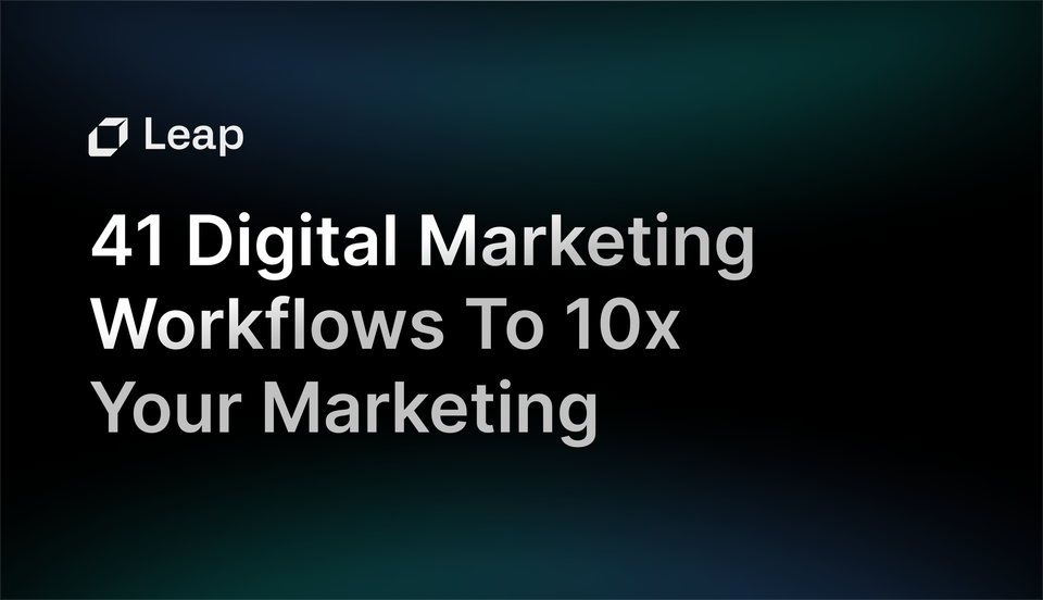 41 Game Changing Digital Marketing Workflows To 10x Your Marketing