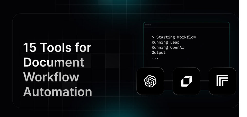 15 Most Effective Tools for Document Workflow Automation