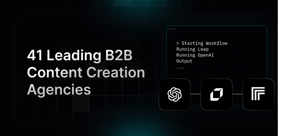 41 Leading B2B Content Creation Agencies In 2024