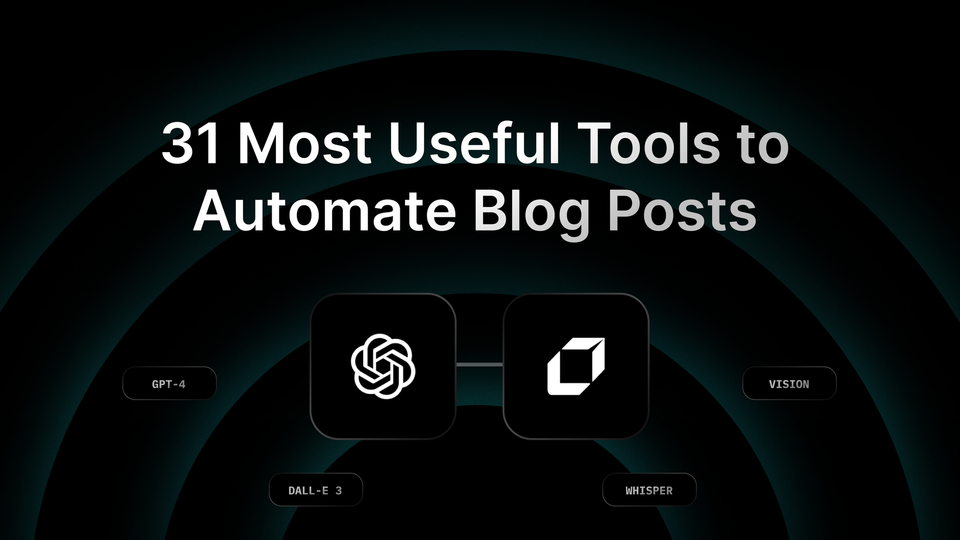 31 Most Useful Tools to Automate Blog Posts
