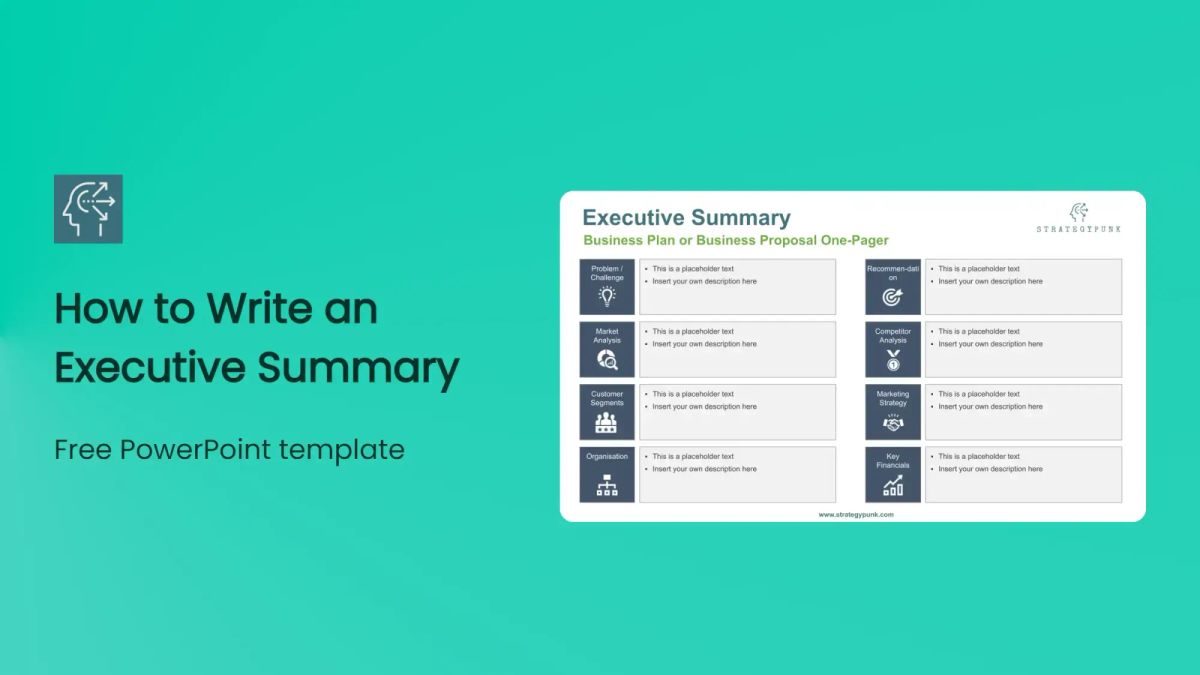How to Write an Effective Executive Summary (free powerpoint slide)