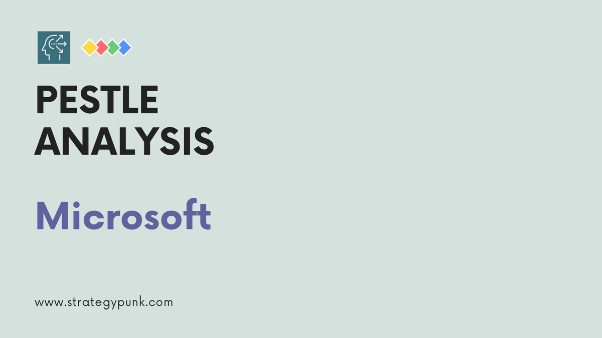 PESTLE Analysis: Microsoft (FREE PDF Template)
