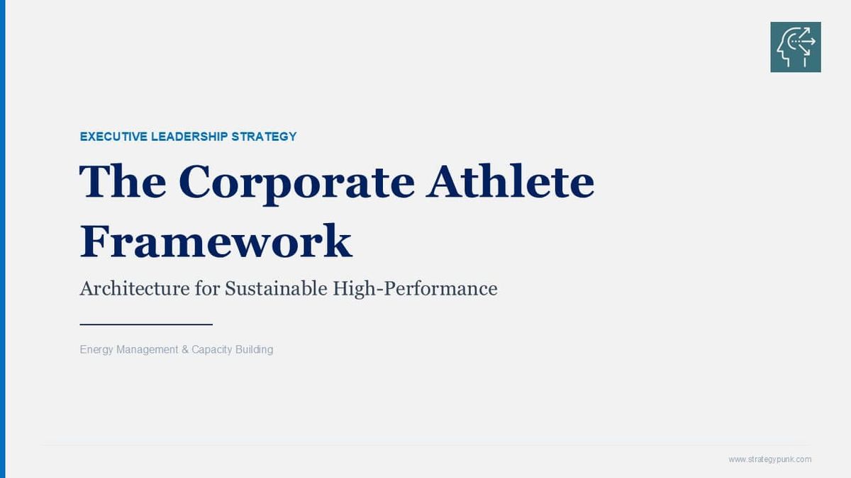The Corporate Athlete Framework: 6 Key Takeaways for Leaders