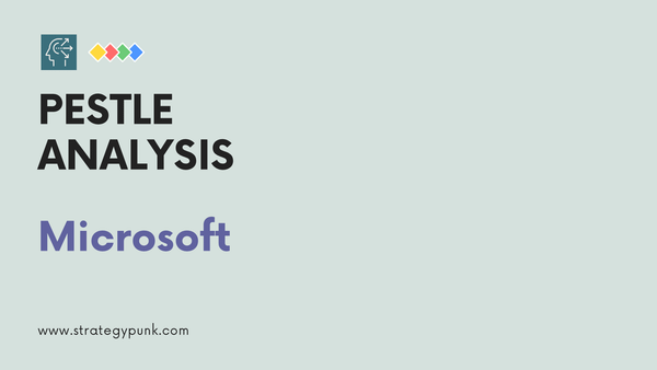 PESTLE Analysis: Microsoft (FREE PDF Template)