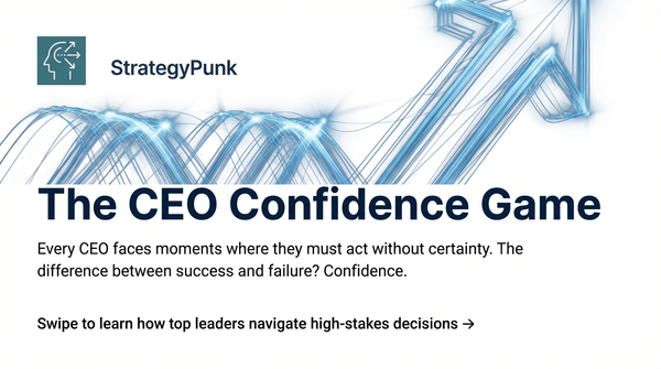 CEO confidence - #1 reason why founders fail