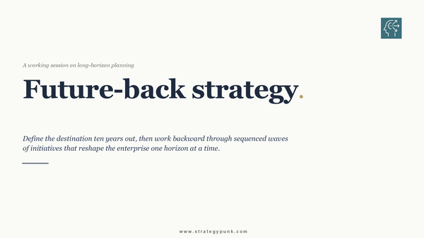 Future-back strategy framework (free PDF guide)