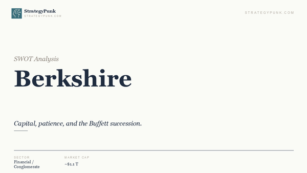Berkshire Hathaway SWOT Analysis: The $330 Billion Question