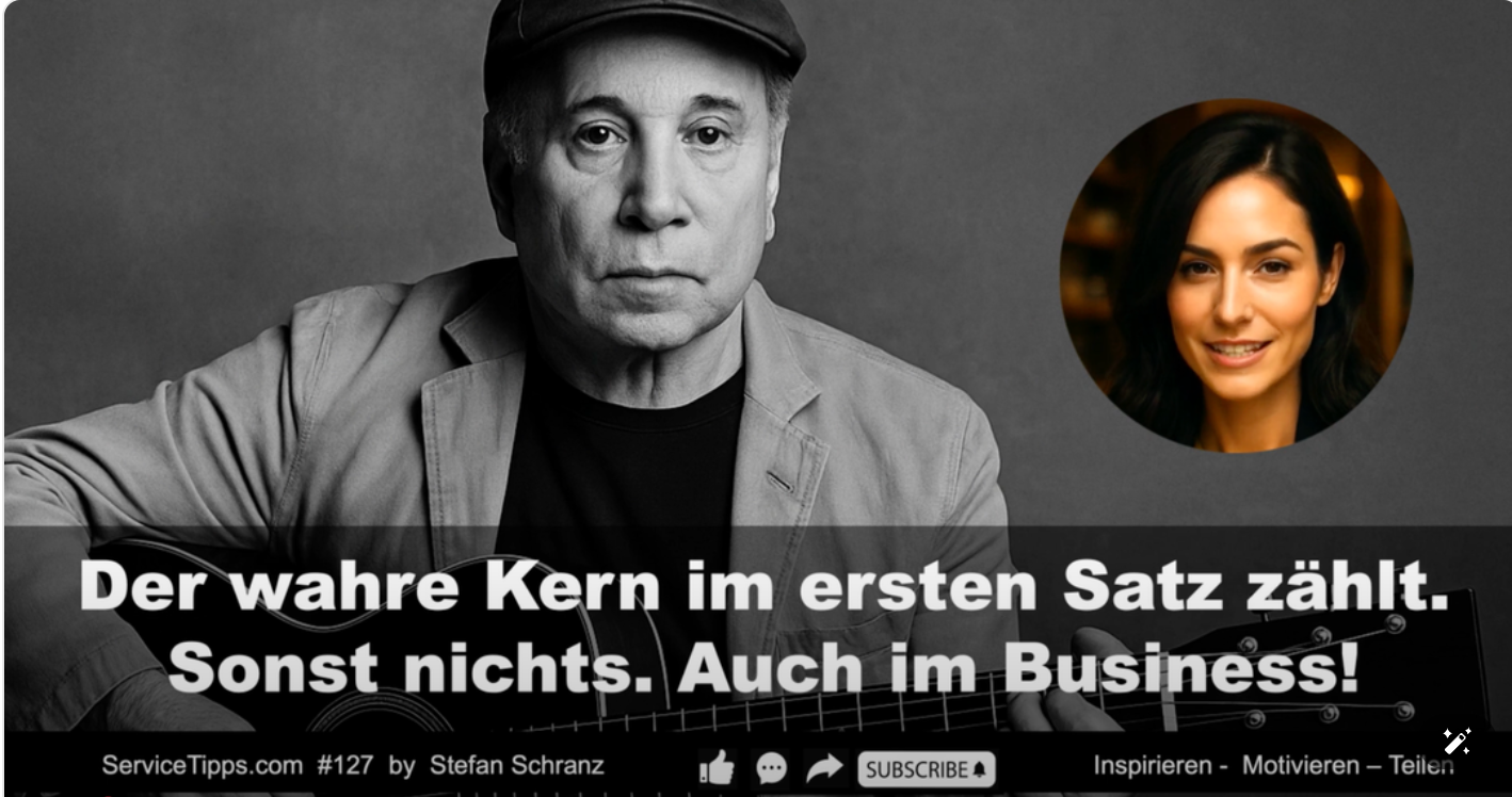 "10 80 10" lautet die wichtigste PROMPT-Regel. Paul Simon bestätigt.  #B127