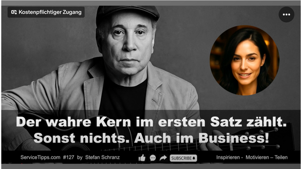 "10 80 10" lautet die wichtigste PROMPT-Regel. Paul Simon bestätigt.