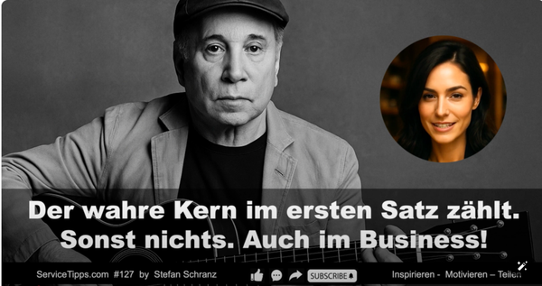 "10 80 10" lautet die wichtigste PROMPT-Regel. Paul Simon bestätigt.  #B127