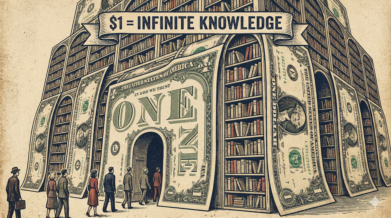 1달러의 혁명: AI 지능이 공기가 되는 시대