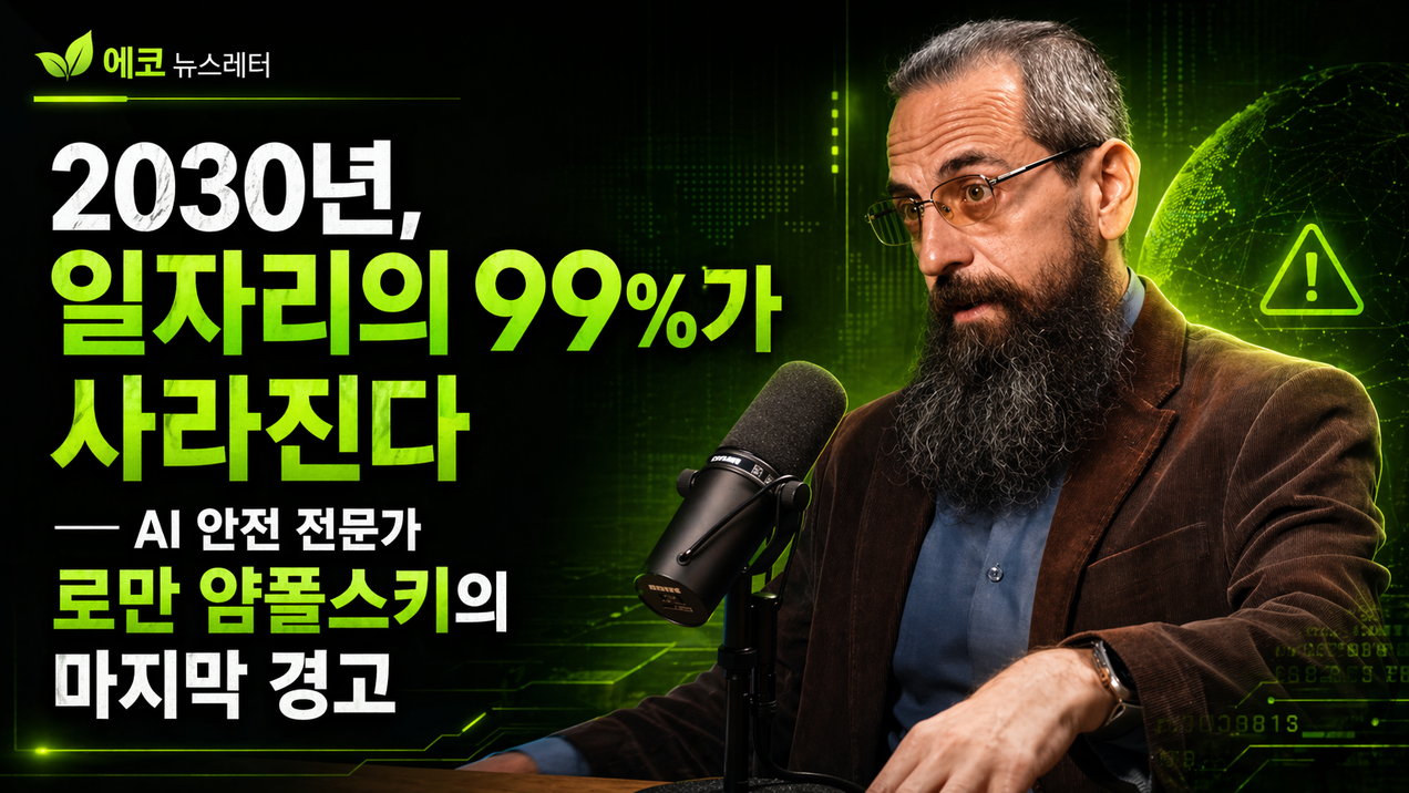 2030년, 일자리의 99%가 사라진다 — AI 안전 전문가 로만 얌폴스키의 마지막 경고