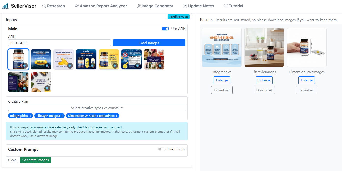 나는 '나노바나나'를 활용해 무엇을 만들었는가? (SellerVisor)