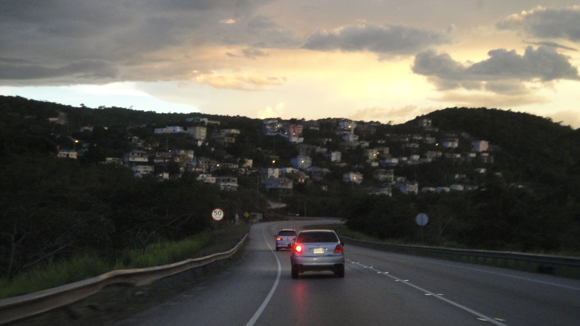 Camino a Fallmouth. Jamaica