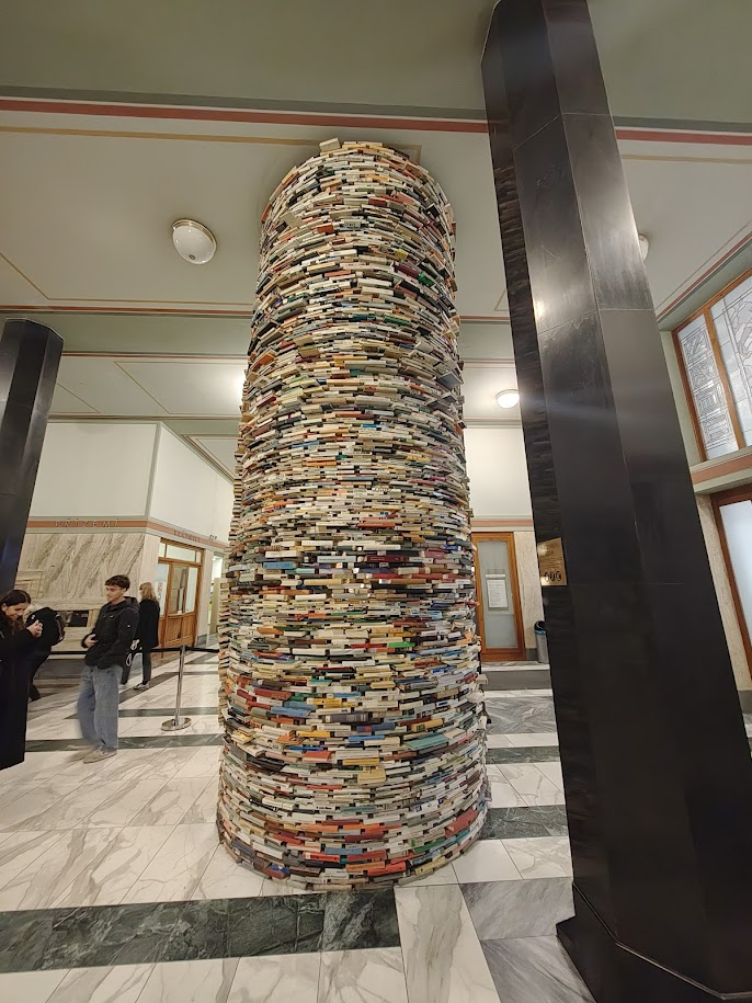La Torres de Libros, uno de los atractivos de la ciudad de Praga