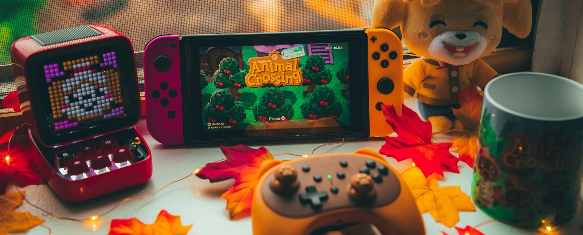 Consolas y artículos de Animal Crossing.