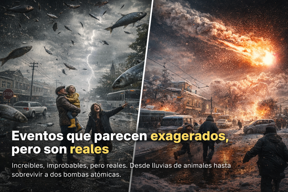 Eventos que parecen exagerados, pero son reales