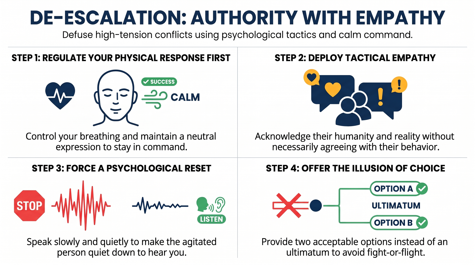 De-escalation Techniques Authority with Empathy @GuardTrainingTN