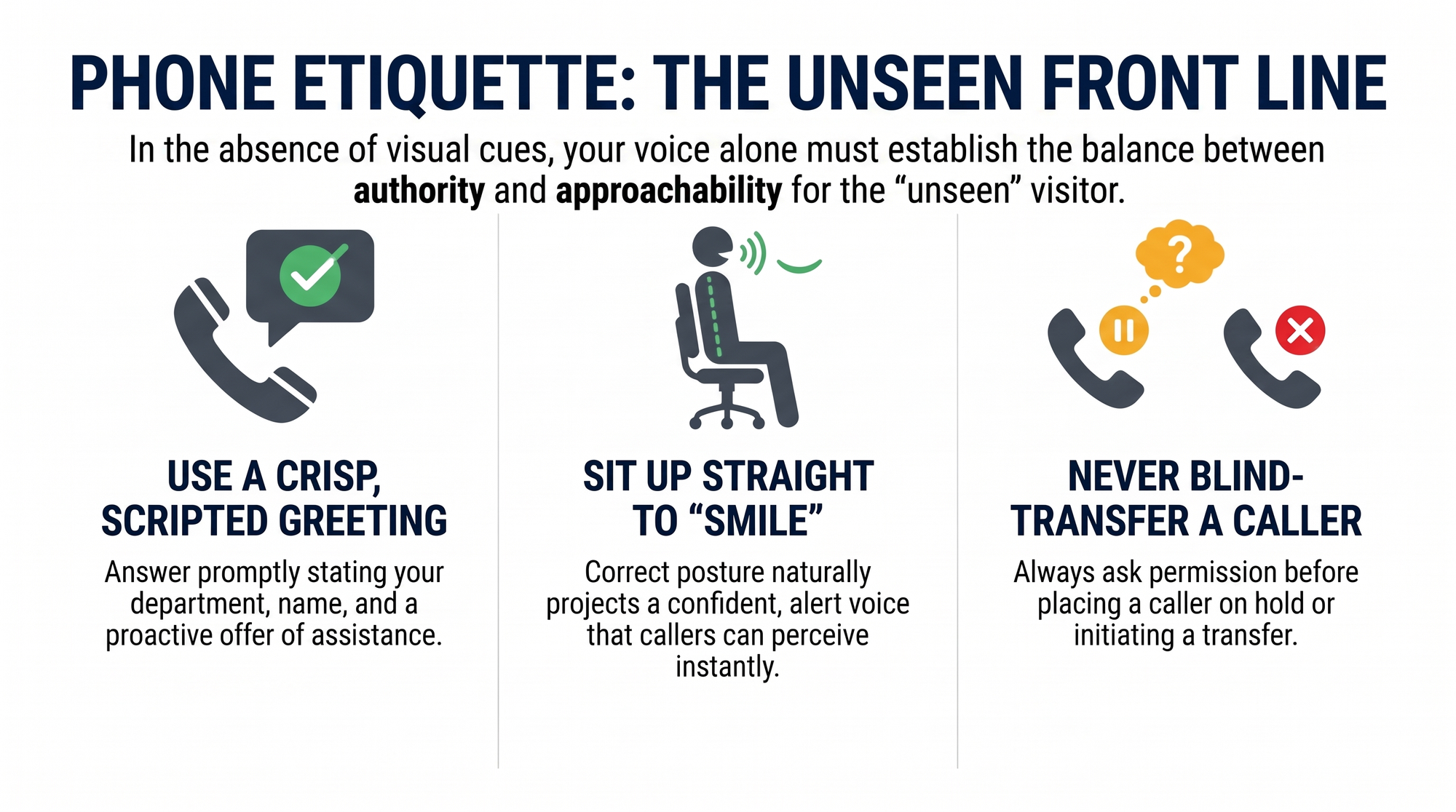 Phone Etiquette The Unseen Front Line @GuardTrainingTN