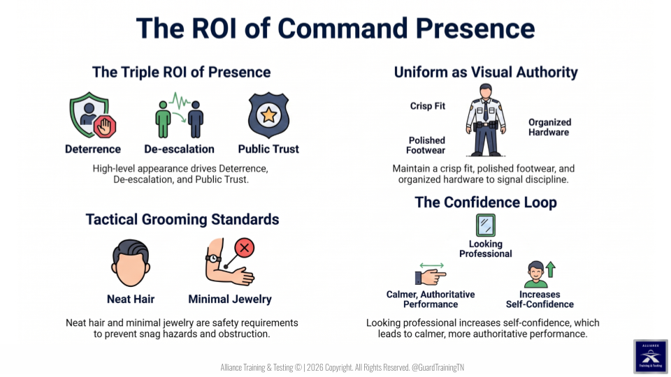 The ROI of Command Presence in Security @GuardTrainingTN