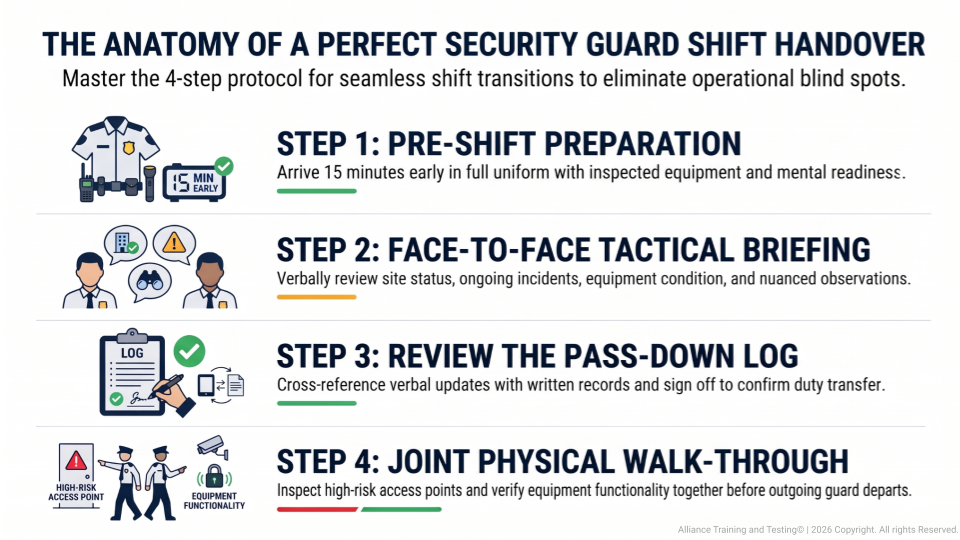 Security Guard Shift Handover Protocol