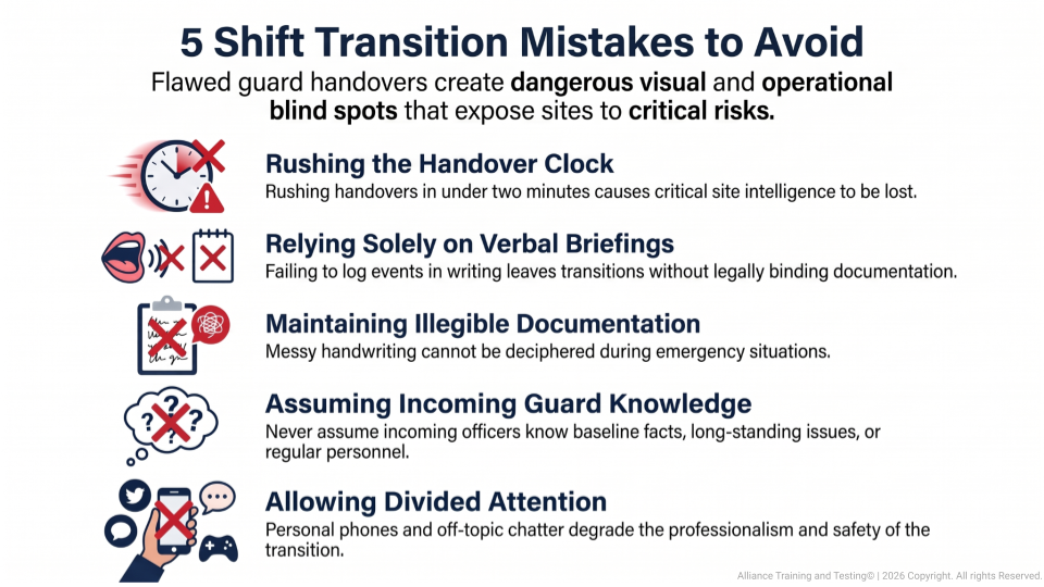 Shift Transition Mistakes to Avoid