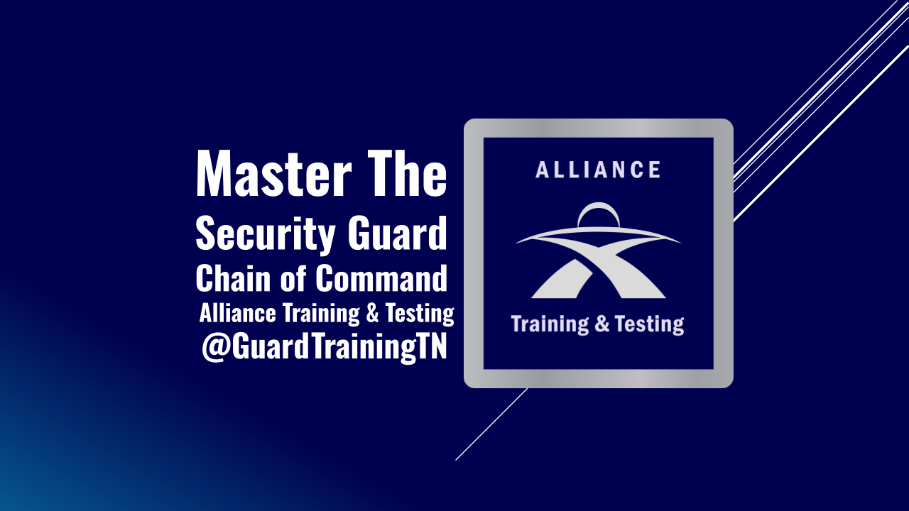 Master The Security Guard Chain of Command @GuardTrainingTN
