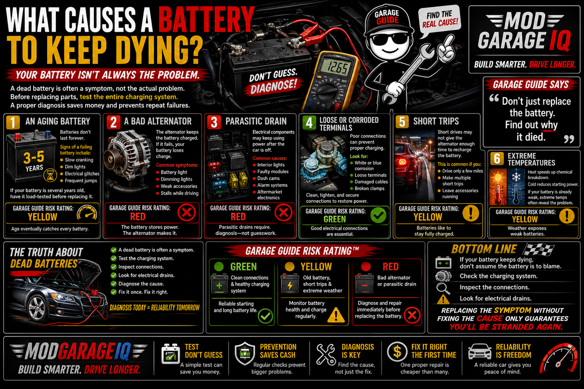 What Causes A Battery To Keep Dying?