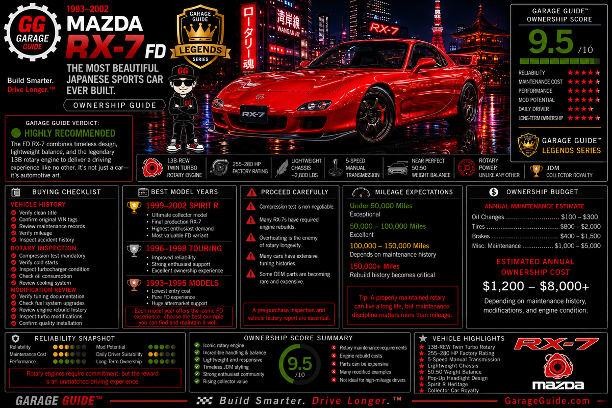 1993–2002 Mazda RX-7 (FD) Ownership Guide