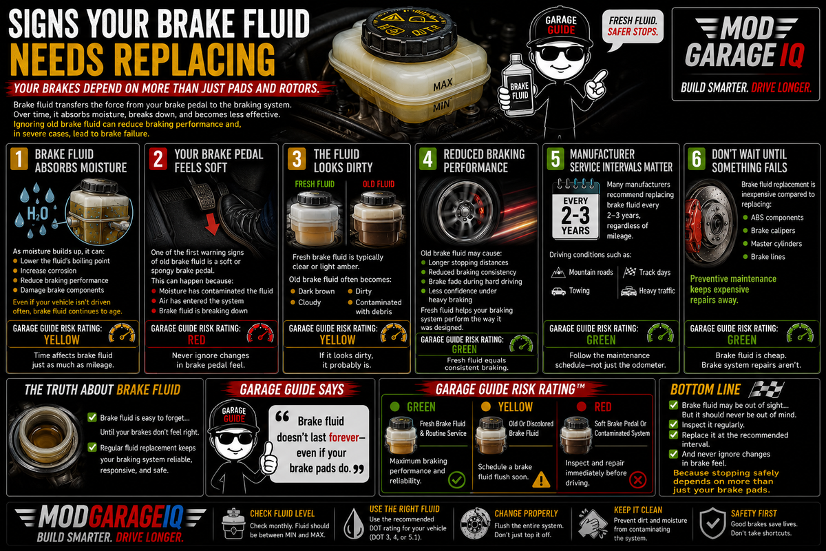 Signs Your Brake Fluid Needs Replacing