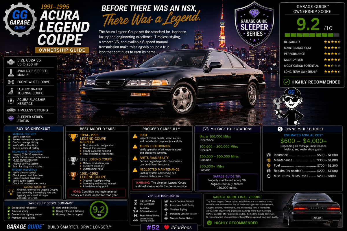 1991–1995 Acura Legend Coupe Ownership Guide
