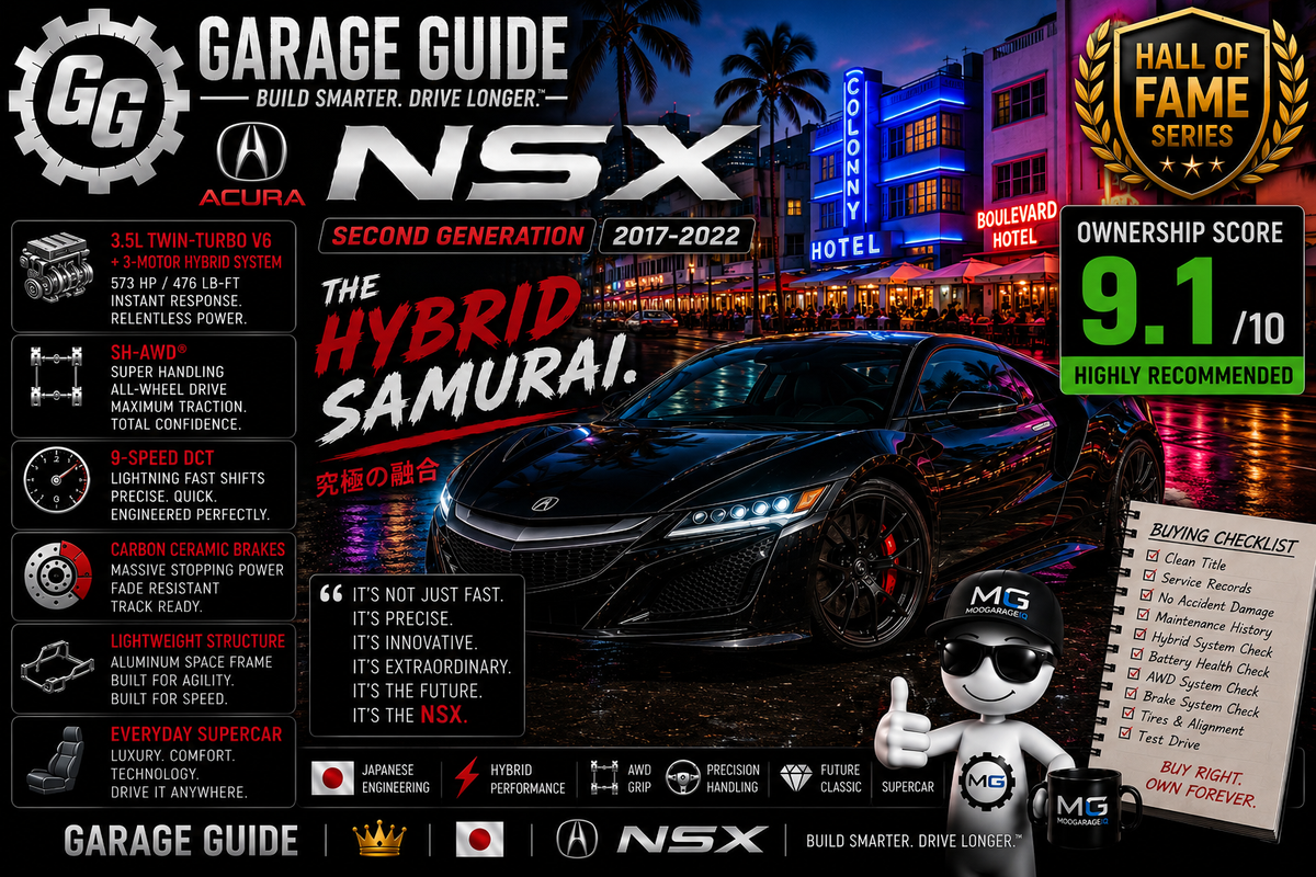 2017–2022 Acura NSX (Second Generation) Ownership Guide