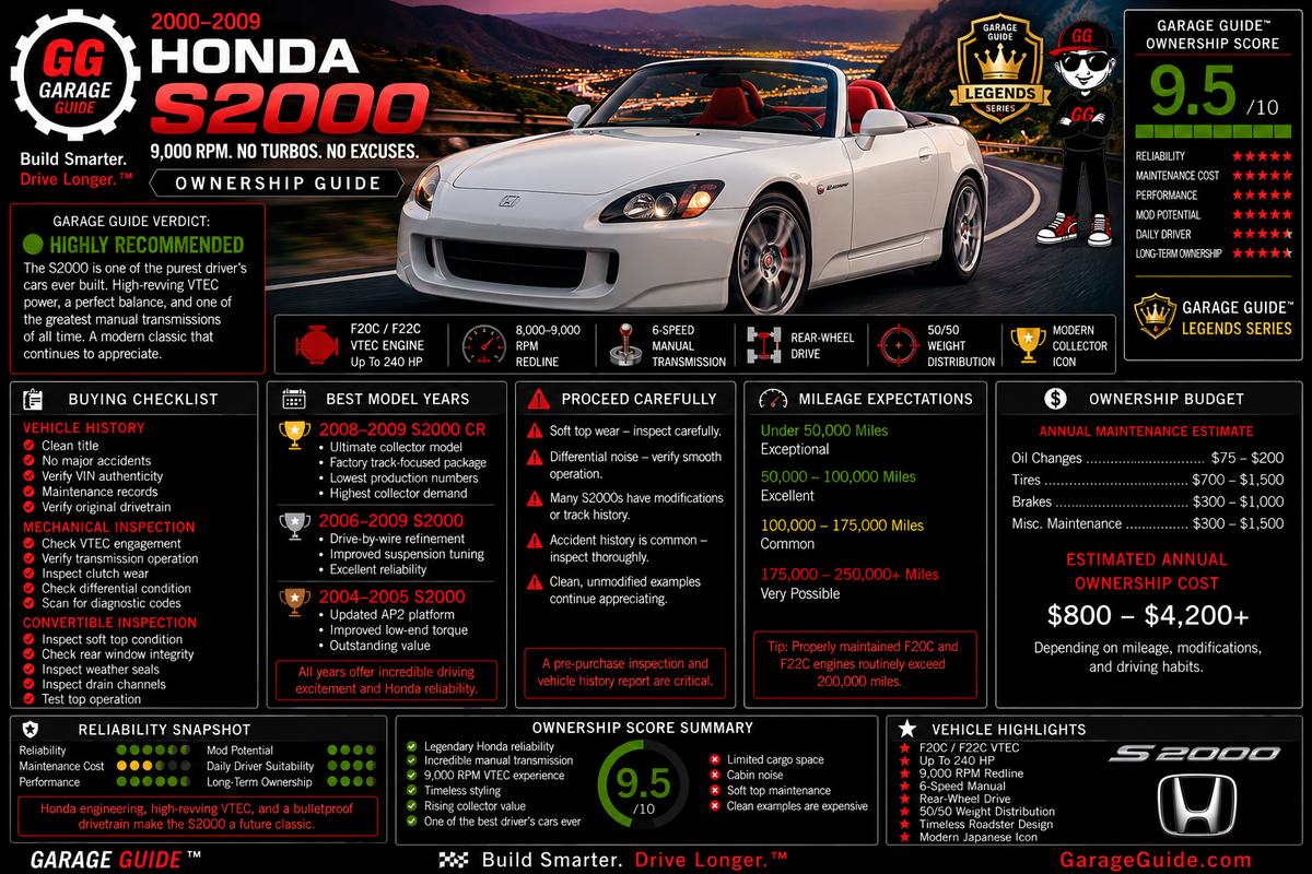 2000–2009 Honda S2000 Ownership Guide
