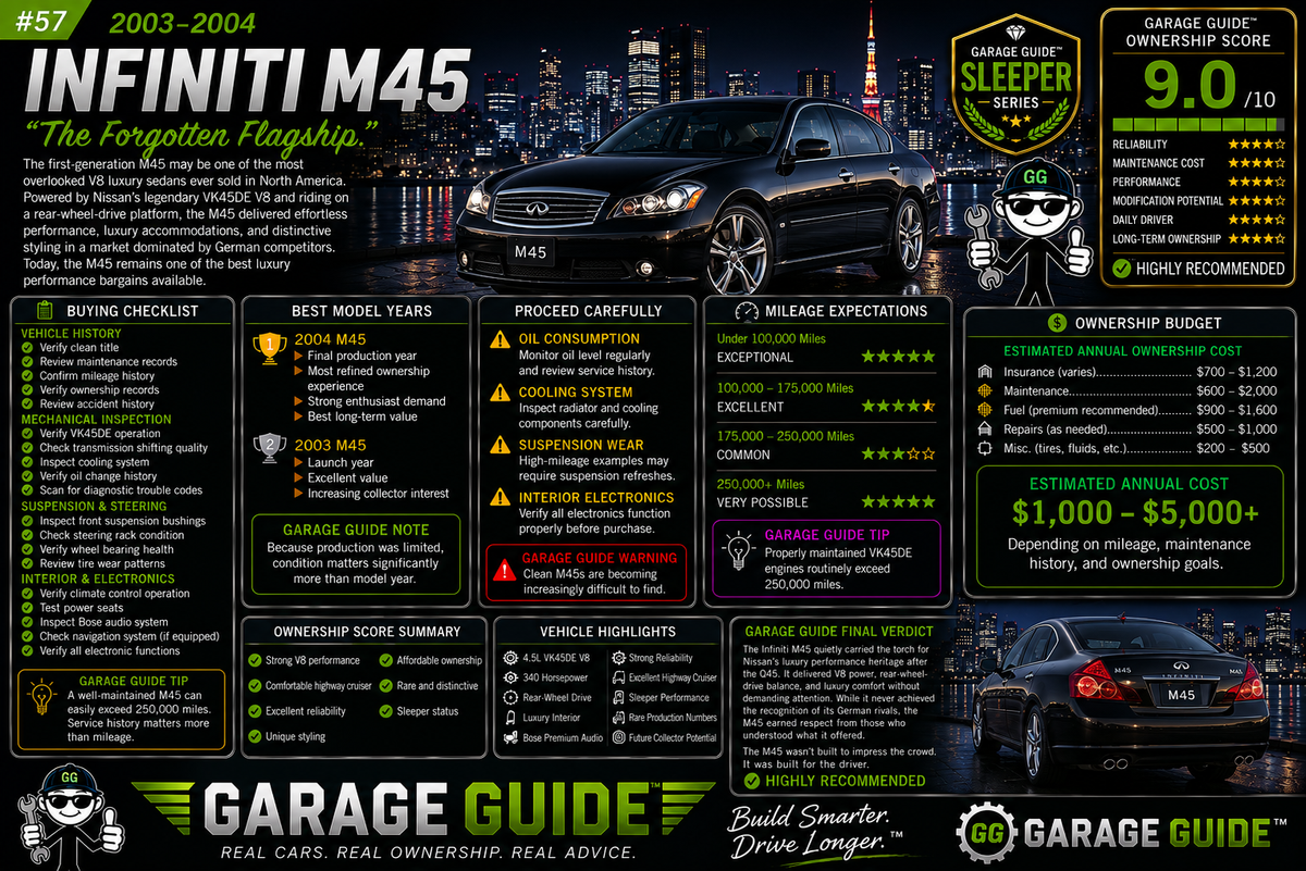 2003–2004 Infiniti M45 Ownership Guide