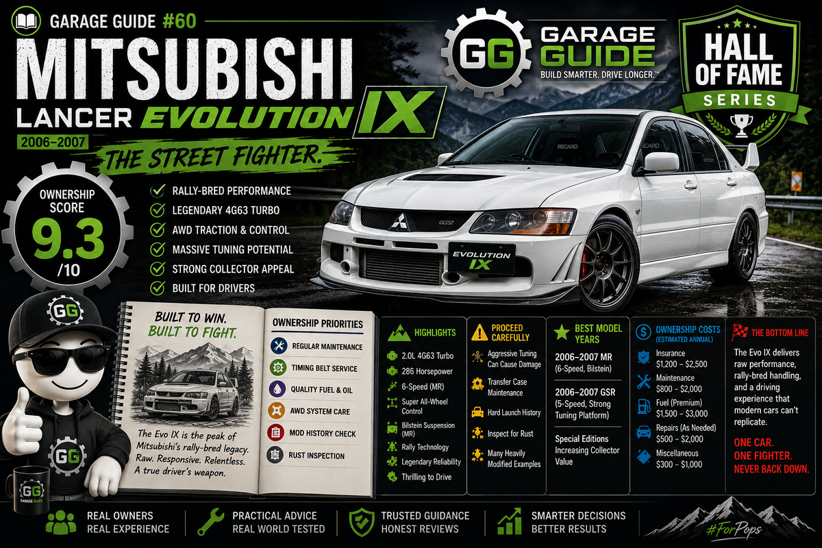 2006–2007 Mitsubishi Lancer Evolution IX Ownership Guide