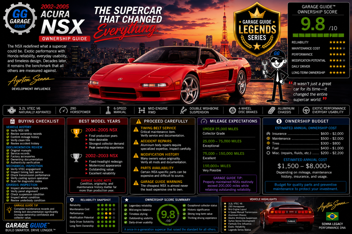 2002–2005 Acura NSX Ownership Guide