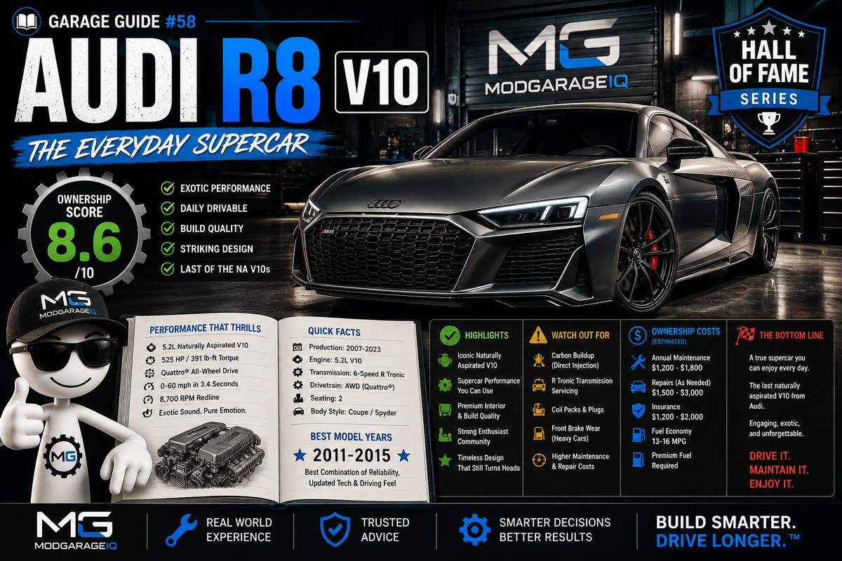 2008–2015 Audi R8 V10 Ownership Guide