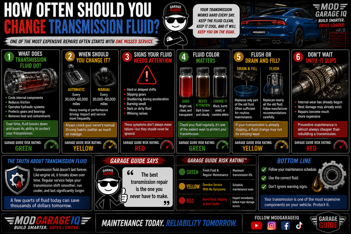 How Often Should You Change Transmission Fluid?