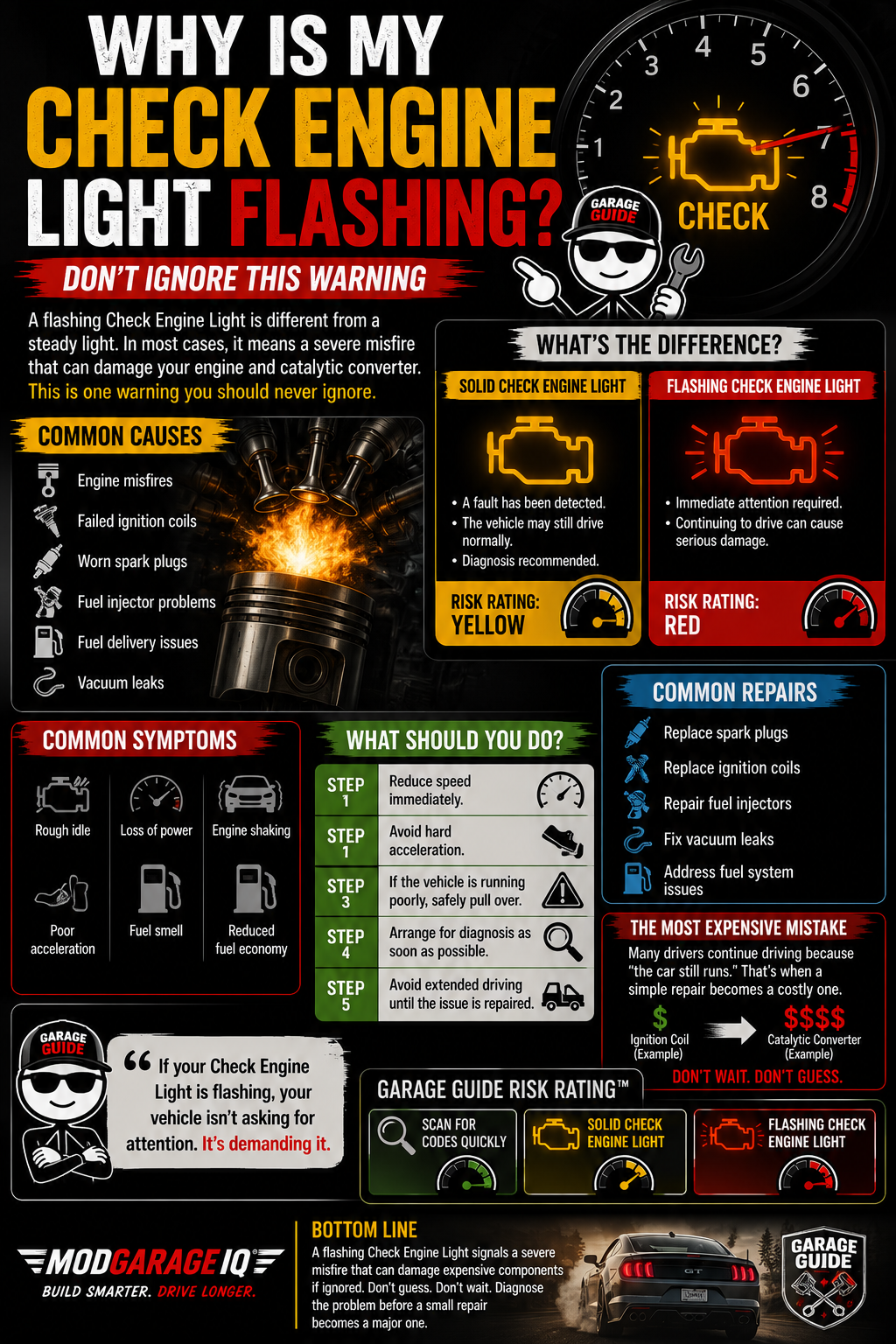 Why Is My Check Engine Light Flashing?