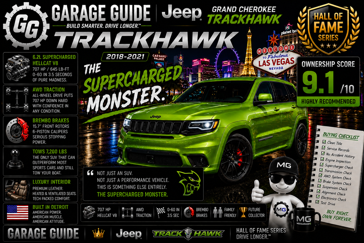 2018–2021 Jeep Grand Cherokee Trackhawk Ownership Guide
