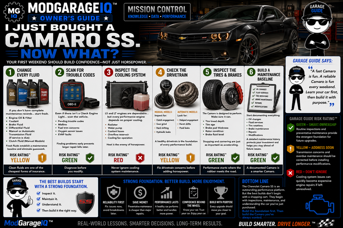 I Just Bought a Camaro SS. Now What?