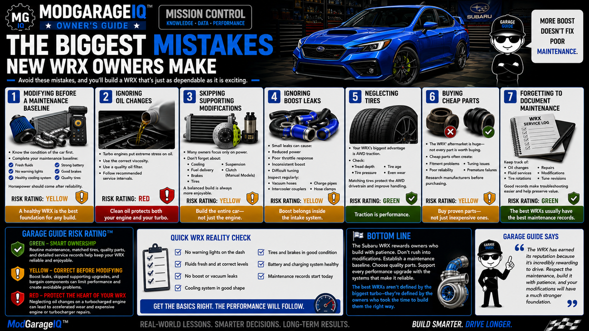 The Biggest Mistakes New WRX Owners Make
